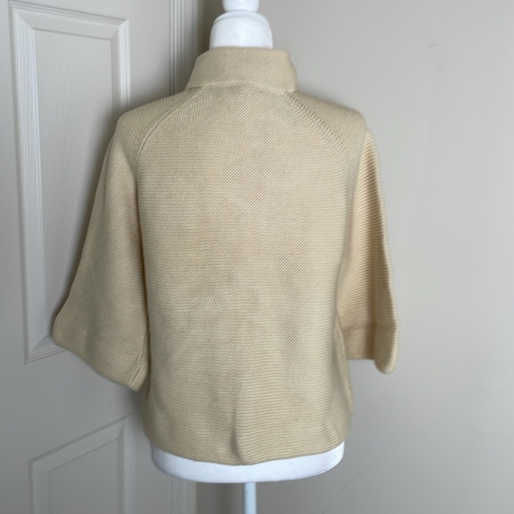 Banana Republic Cream Button-Up Wool Cardigan - Picture 5 of 8